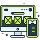 Icono de diseño en Figma con computadora y móvil, representando diseño web responsivo