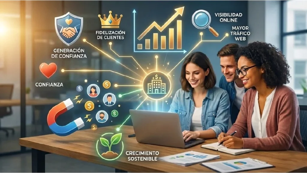 Beneficios del marketing de contenido para aumentar visibilidad y confianza