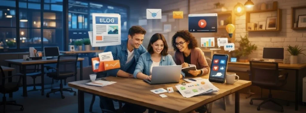 Estrategia de marketing de contenido para conectar marcas con clientes