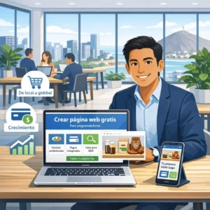 Crear página web gratis para emprendedores