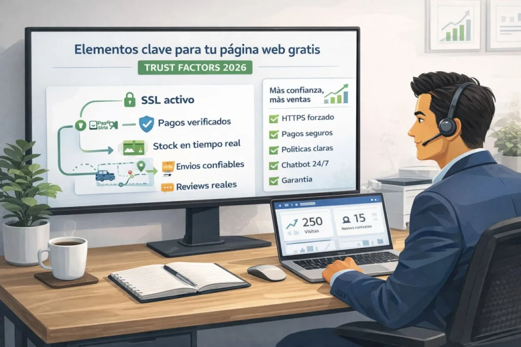 Crear página web gratis para emprendedores