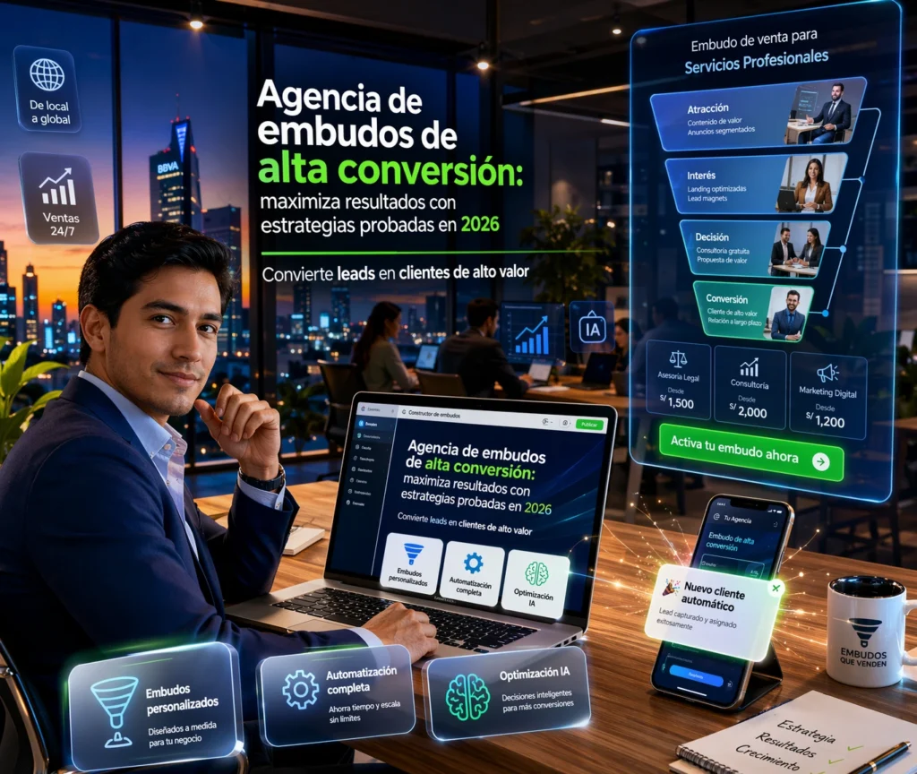 Agencia de embudos de alta conversión