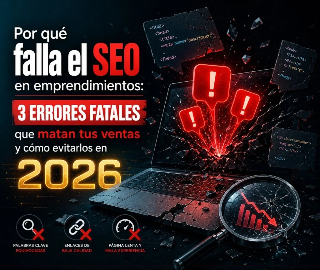 Por qué falla el SEO en emprendimientos
