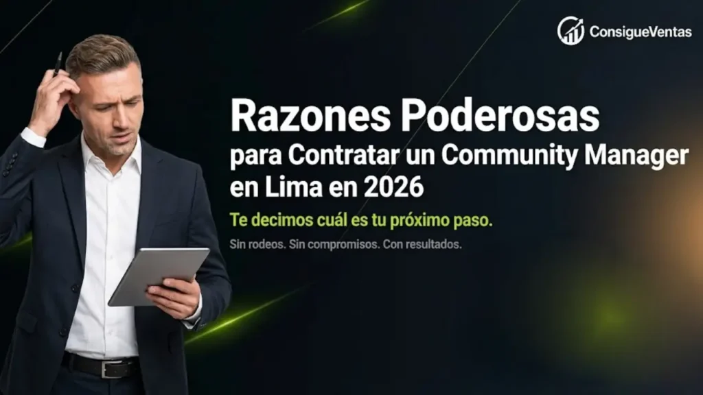 banner con las razones para contratar un community manager