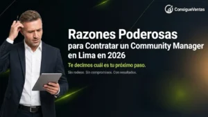 banner con las razones para contratar un community manager