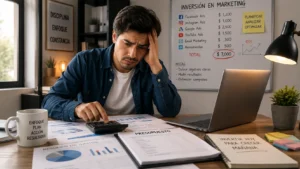 Un emprendedor sacando cuentas