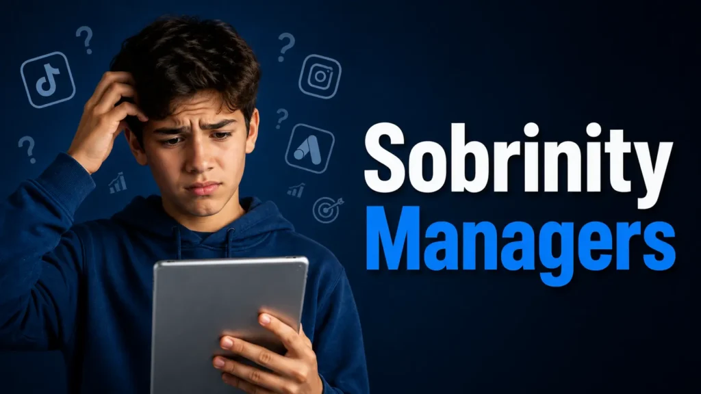 Un adolecente encargado de manejar las redes sociales de una empresa hace referencia al concepto de sobrinity manager