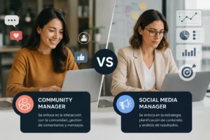 banner de social media manager vs community manager