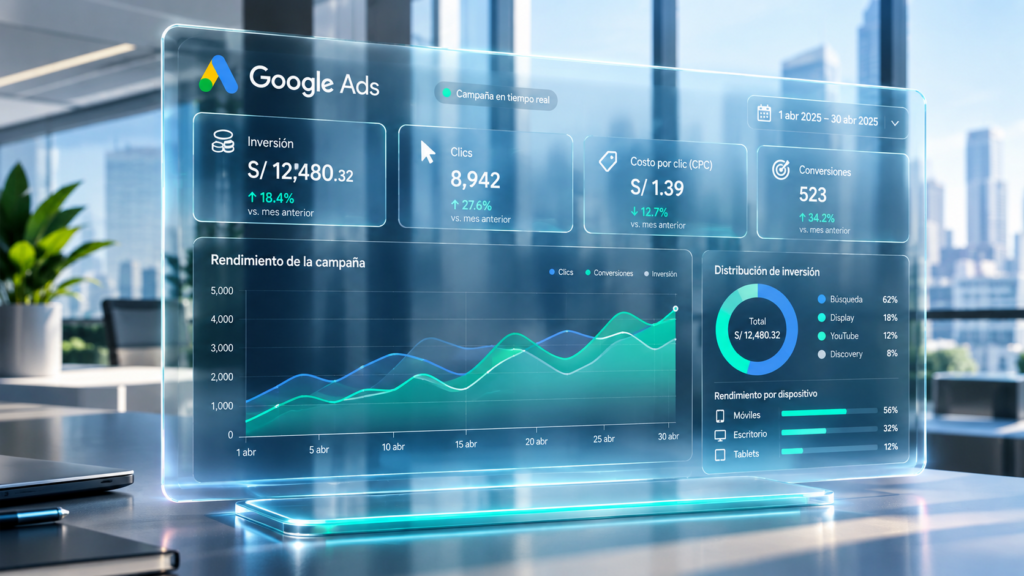 banner de cuánto cuesta anunciar en google ads en perú