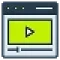 Ícono de reproducción de video utilizado para secciones de capacitación
